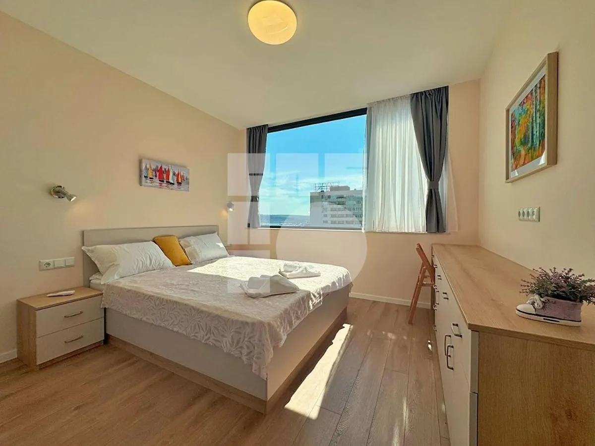 1Br Sea Garden Prime With View & Parking Apartman Várna